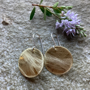 Sun Disc Earrings (large)