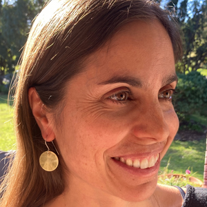 Sun Disc Earrings 