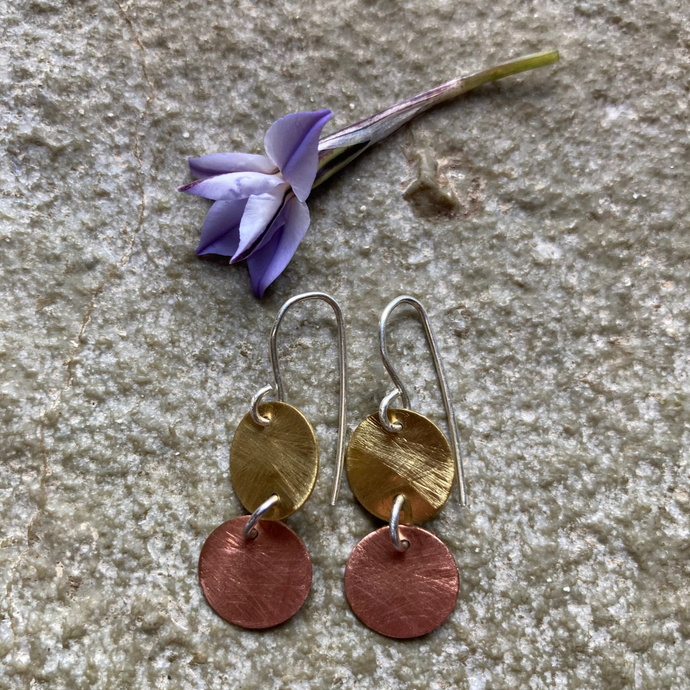 Sun to Earth: Disc Earrings